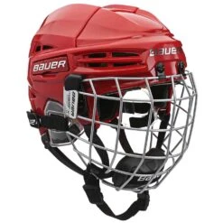 Bauer Re-Akt 100 Youth Hockey Helmet Combo -Hockey Sale Store 1489482754 BauerREAKT100YouthIceHockeyHelmetComboRed1