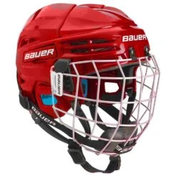Bauer Prodigy Youth Hockey Helmet Combo -Hockey Sale Store 1490013411 BauerProdigyIceHockeyHelmetComboRed1