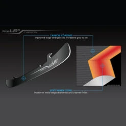 Bauer Tuuk LightSpeed 5 Edge Black Runners Pair Senior -Hockey Sale Store 1531832403 TuukLightspeed5EdgeRunner3