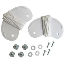 A&R Goalie Toe Flap With Hardware - Pair -Hockey Sale Store 1536926894 ARToeFlapWhite1