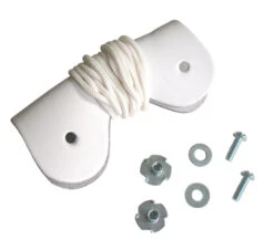 A&R Goalie Toe Bridge With Hardware - Pair -Hockey Sale Store 1536926975 ARGoalieToeBridgewithHardwareWhite1