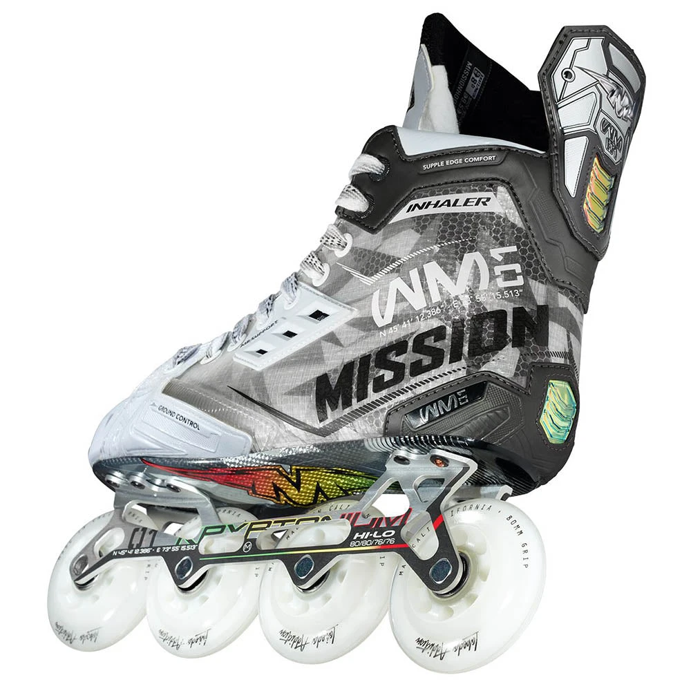 Mission Inhaler WM01 Inline Hockey Skates Senior 4 Mission Inhaler WM01 Inline Hockey Skates Senior - Image 4