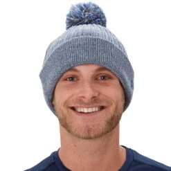 Bauer Team Marl Pom Knit -Hockey Sale Store 1637330851 BauerTeamMarlPomBlue2