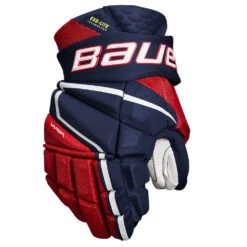 Bauer Vapor Hyperlite Hockey Gloves Junior 29 Bauer Vapor Hyperlite Hockey Gloves Junior -Hockey Sale Store 1657187583 BauerVaporHyperliteGlovesNavyRedWhiteJunior2