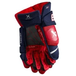 Bauer Vapor 3X Hockey Gloves Senior -Hockey Sale Store 1657190509 BauerVapor3XGlovesSeniorNavyRedWhite3