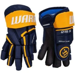 Warrior Covert QR5 30 Hockey Gloves Junior 9 Warrior Covert QR5 30 Hockey Gloves Junior -Hockey Sale Store 1657787842 WarriorCovertQR530HockeyGlovesNavyGoldJunior1