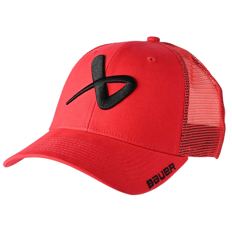 Bauer Core Adjustable Cap Senior Red 1 Bauer Core Adjustable Cap Senior Red