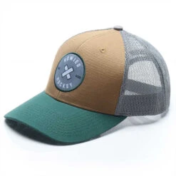 Howies Cross Check Cap -Hockey Sale Store 1683906922 HowiesCrossCheckCapGreenBrown1