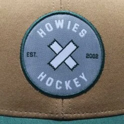 Howies Cross Check Cap -Hockey Sale Store 1683906922 HowiesCrossCheckCapGreenBrown2